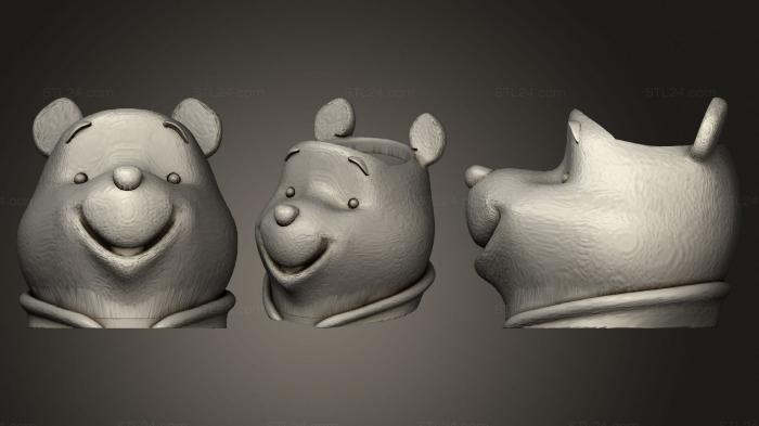 Vases (Pooh, VZ_0937) 3D models for cnc